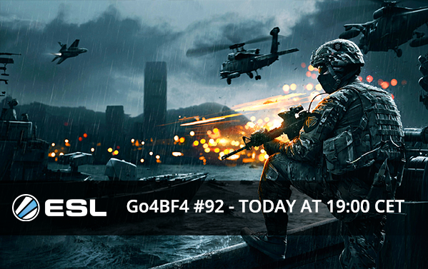 ESLBattlefield's tweet photo. [EU][PC] In just 6h our #Go4BF4 Cup #92 kicks off with €100 in prize money! https://t.co/5qJebL4iQF #BF4 https://t.co/6649eYSyyE