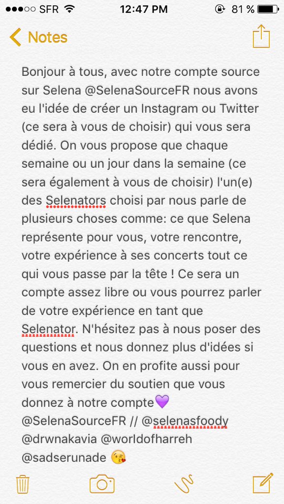 SelenaSourceFR's tweet photo. Voilà 😘 faites partager https://t.co/HjQTdLv0PP