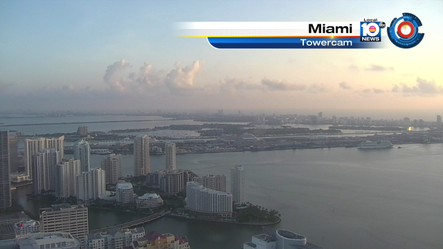 SUNNY SUNDAY - Clouds give way to more sunshine on this beautiful Sunday morning in #SoFlo #Flwx #MIA https://t.co/0jVFeKs7gS