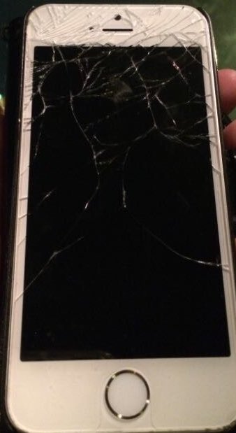 逆転の発想 ひび割れしたiphone画面がアートになってた Matomehub まとめハブ