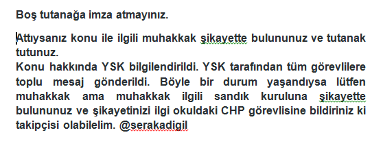 serakadigil's tweet photo. Boş tutanağa attırılan imzalara dair genel açıklamadır. #OyVer #DikkatHırsızVar https://t.co/sGSFr4V3pl