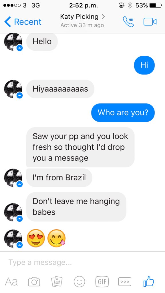 _archielynn's tweet photo. Got a message from some random tramp earlier😕 https://t.co/UAQwvRx9VG