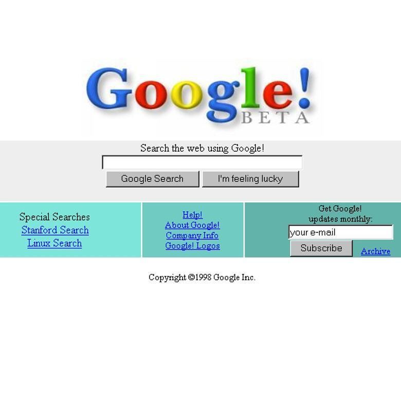 hoverGENIE's tweet photo. #DesignShowCase #WebDesign by lifehistor Google 1998 😊
#google #search #firstgoogle #website #web #hostory #progra… https://t.co/j96QwhGzeF