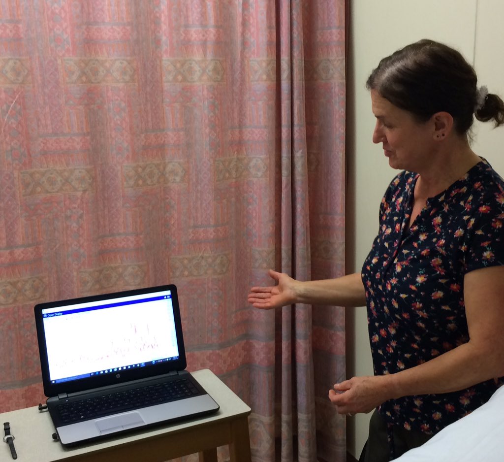 PelvicFloorPT's tweet photo. Hey @ThePOGP... Here's Steph Knight training more physio's in the 'how, why &amp; what' of emg biofeedback. #CPD https://t.co/qbTMjHaygT