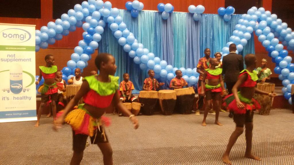 bomgiafrica's tweet photo. We are having a brief entertainment break with performance from #MLISADA orphanage kids #bomgilaunch @kampalaserena https://t.co/uJSUYLo1E5