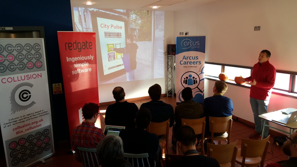 in_collusion's tweet photo. Great ideas for #Cambridge emerging from #hackcambridgeuk @redgate @arcusglobal @CambJunction @ConnectingCambs https://t.co/mnmDf4yXvv