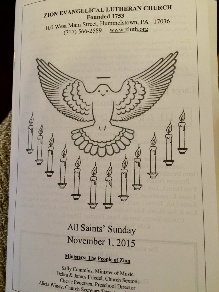 Celebrating all our saints today #allsaints #zygrocks #lss15