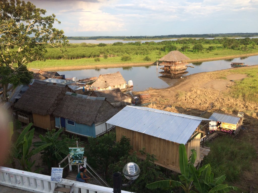 #rowtheamazon team had noted some drop in water levels on the river. Hoping a massive storm last night will fix MB
