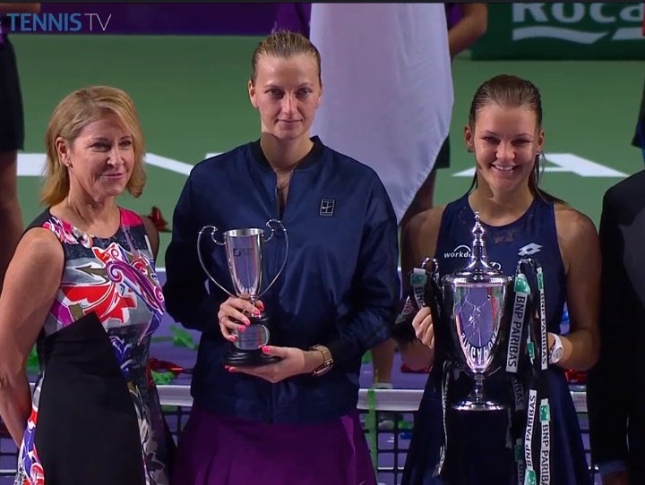 "<a href="/TennisTV/">Tennis TV</a>: Congratulations to the 2015 #WTAFinalsSingapore champion .<a href="/ARadwanska/">Aga Radwanska</a>! "