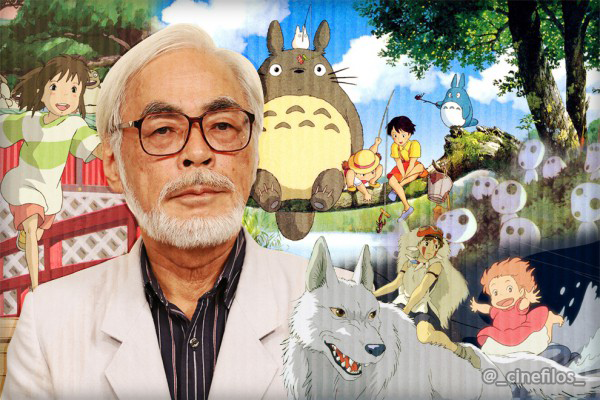 _Cinefilos_'s tweet photo. Hayao Miyazaki. Inigualable genio de la animación. ¿Con cuál de sus películas os quedáis? https://t.co/e9tvE4RBNn