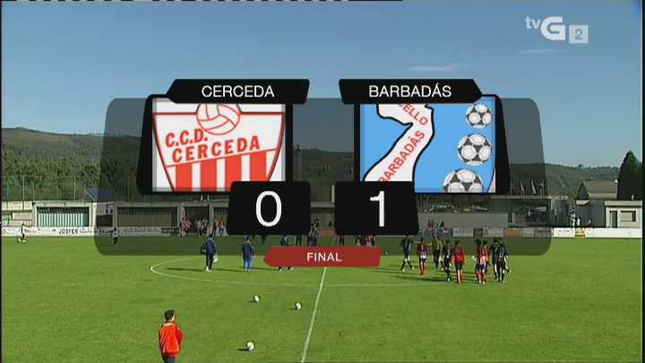 Remata o encontro! O @UDCBarbadas gaña por un gol a cero ao <a href="/CCDCERCEDA/">CCDCerceda</a> #enXogo
