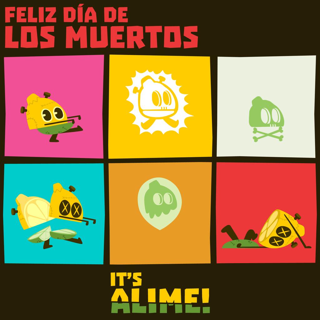 itsalimegame's tweet photo. Feliz #diadelosmuertos and Happy #AllSaintsDay #itsalime #itsalimegame #gamedesign #dayofthedead #LaMuerte https://t.co/UBH5EaHRPe