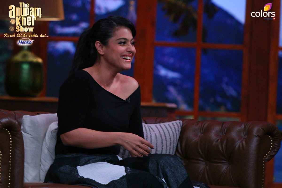 'Honesty, sense of humour & the ability to work hard are qualities I admire!' - @KajolAtUN on #TheAnupamKherShow