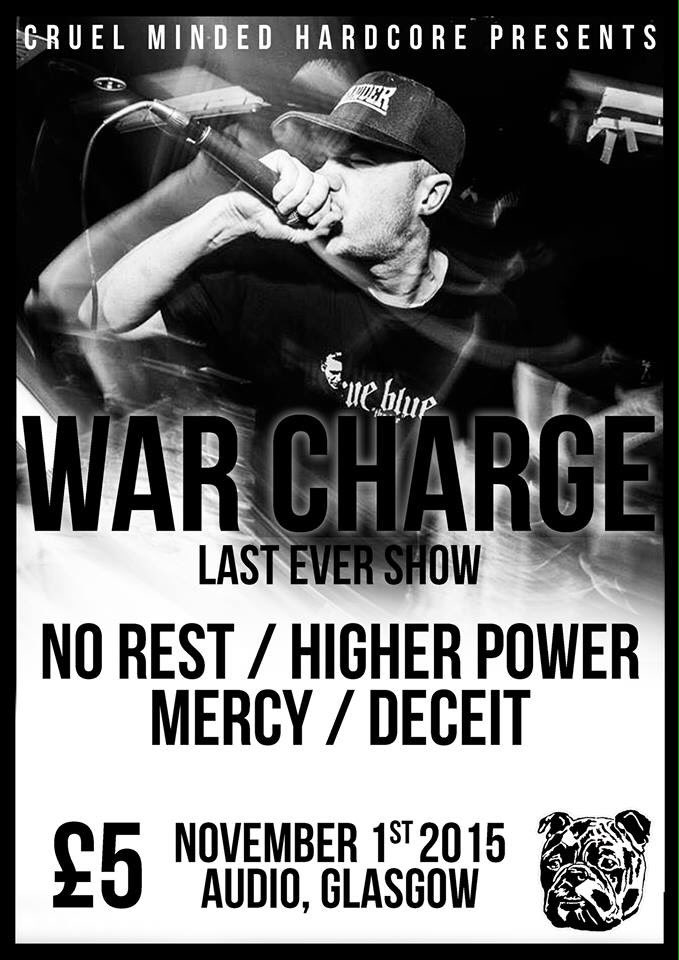 Tonight at Audio in Glasgow. No hiatus, no reunions, last chance, New World Justice.