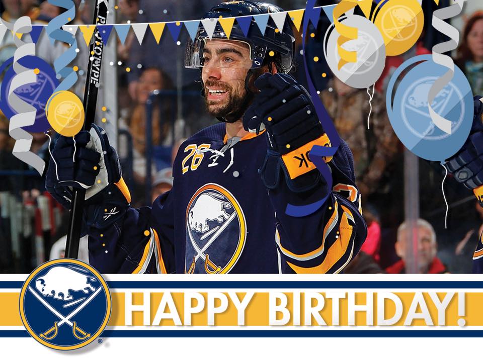  Buffalo Sabres 
Happy birthday to forward Matt Moulson! 