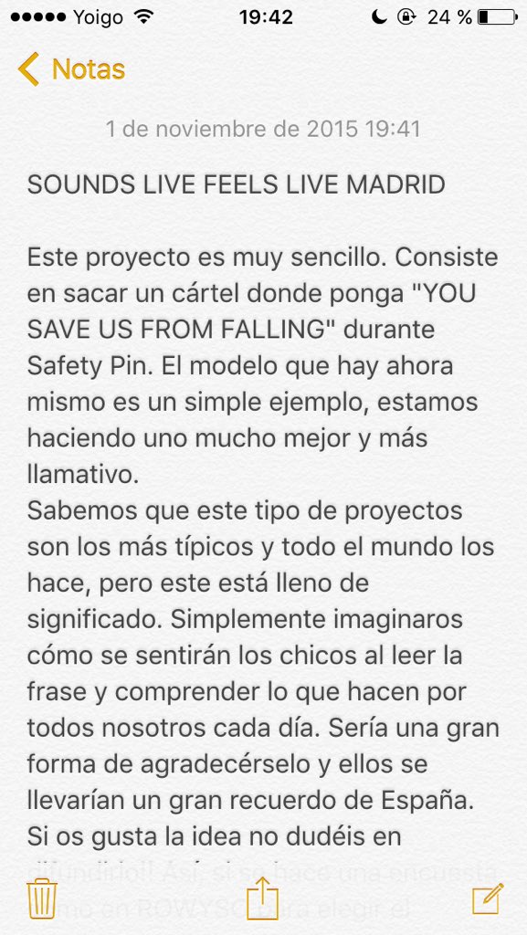 SLFLSpain's tweet photo. ⚡️ PROPUESTA PROYECTO SOUNDS LIVE FEELS LIVE MADRID ⚡️ https://t.co/ndhJrug3ky