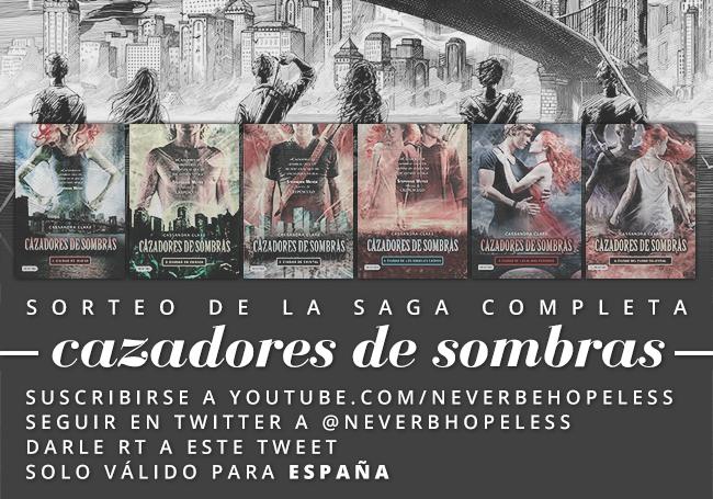 nbh_vk's tweet photo. RT para ganar la saga Cazadores de Sombras. SÓLO ESPAÑA. Hasta 5/11. INFO EN FOTO Y AQUÍ: https://t.co/wVRUu1Sa1y https://t.co/Qie6Y6yyKw