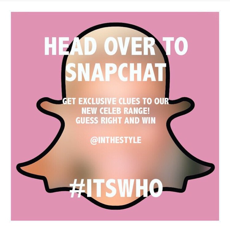 inthestyleUK's tweet photo. #ITSWHO
Head over to our snapchat for clues on our NEW CELEBRITY!!! 😍🙊 all to be revealed soon!! 👉🏻 INTHESTYLE https://t.co/Cz6pXjCkC2