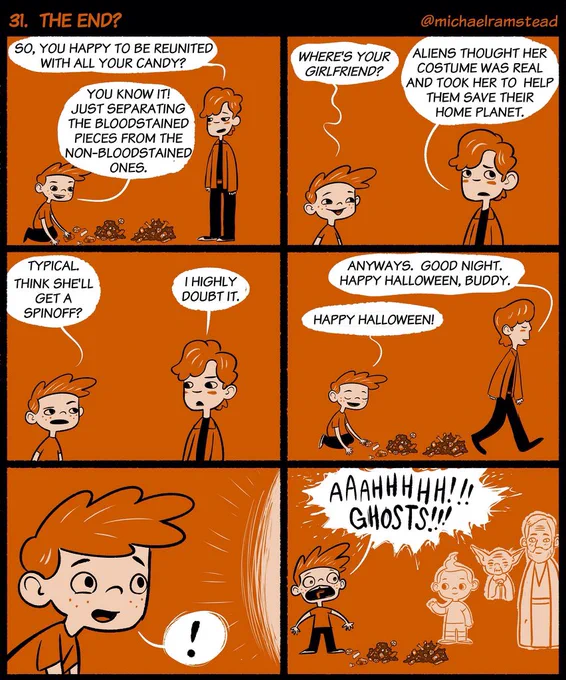 Happy Halloween! Comic 31! Hope you all enjoyed these! 