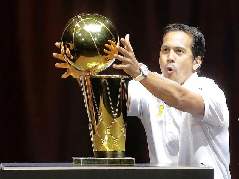 Happy 45th Birthday to head coach and 2x NBA Champion Erik Spoelstra! 