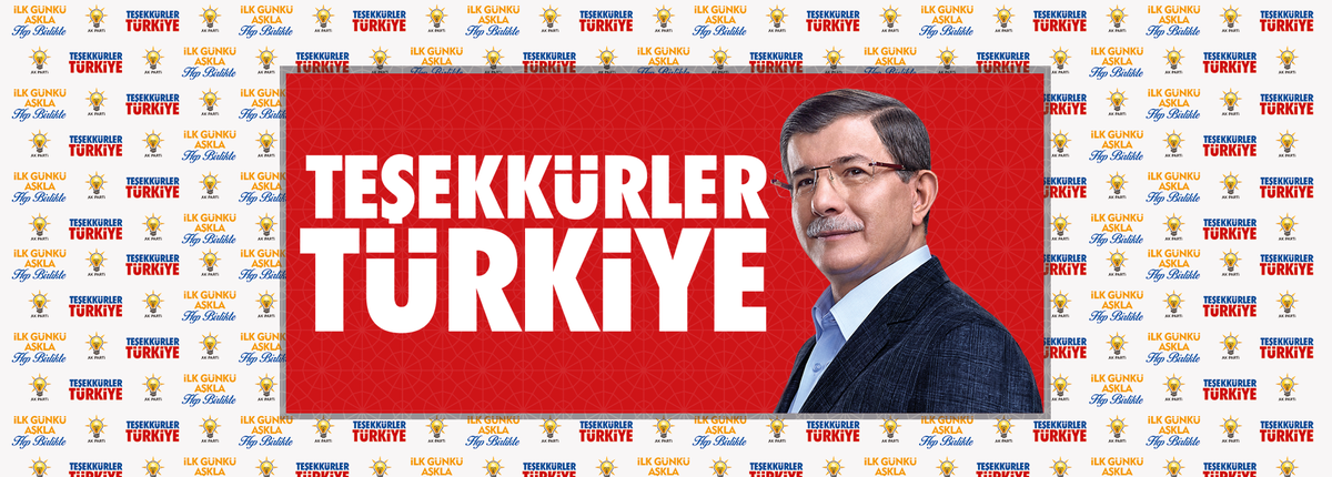 Akparti's tweet photo. Teşekkürler Türkiye! #TekBaşınaİşBaşına https://t.co/m2MT1PwQNt