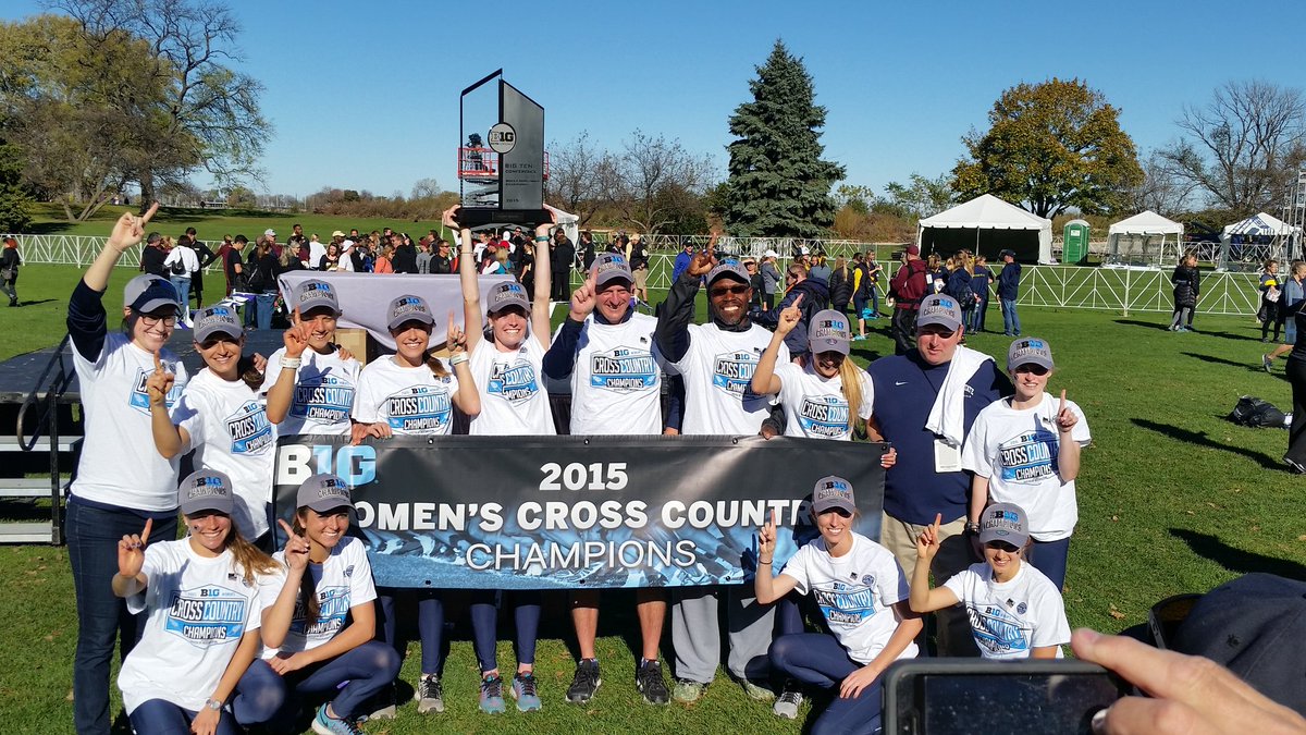PennStateTFXC's tweet photo. 2015 Big Ten Cross Country Champions #WeAre #PSUXC https://t.co/TpKdoPiQj5