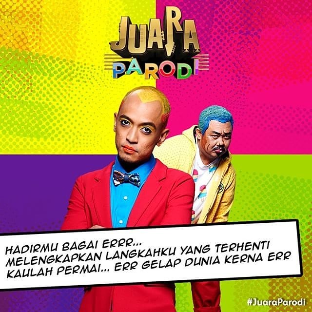 juaraparodi's tweet photo. Bayangan dua DIVO. JUARA PARODI, setiap Jumaat bermula 6 November, 10 malam. Ada bran? Retweetlah lah! #juaraparodi https://t.co/VlSV6mcR9j