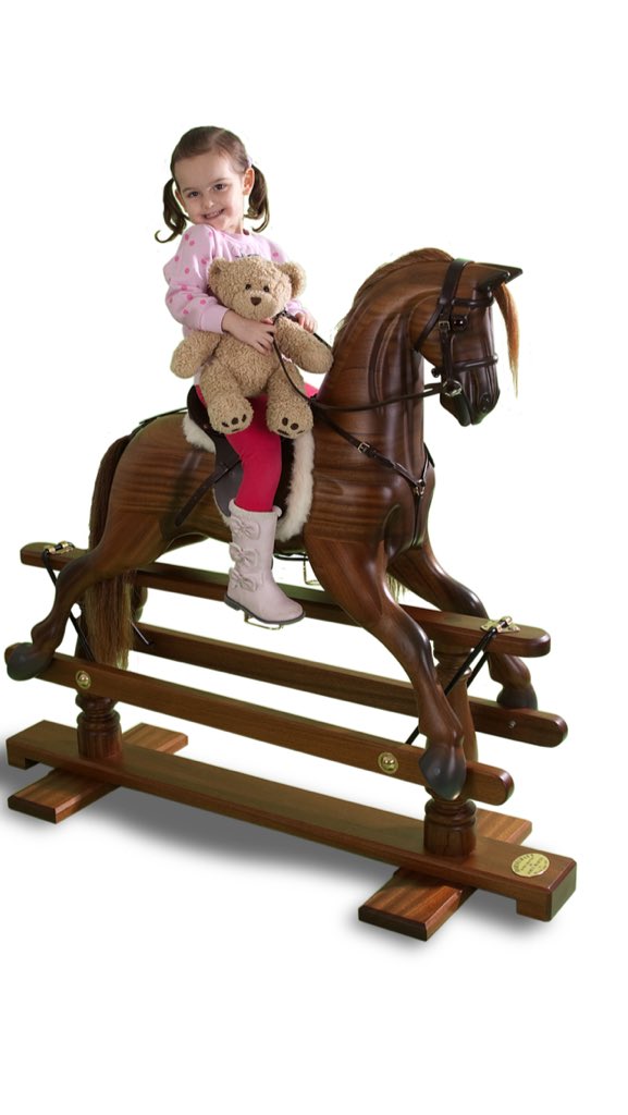 horsecraftrh's tweet photo. Our stunning polished walnut #rockinghorse.
Taking orders now for #Christmas #kidspresents #qualitypresents #kidtoys https://t.co/bsJvCUz8B0