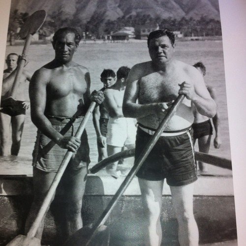 bpaddleboarding's tweet image. Duke Kahanammoku, Leroy &amp;amp; Bobby AhChoy were the ones who introduced #SUP in the year 1940s #FunFact #findyourbalance