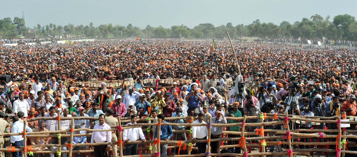 narendramodi's tweet photo. कटिहार, मधुबनी और मधेपुरा की रैलियों के कुछ दृश्य https://t.co/mduU47SONw https://t.co/auic7kkR53