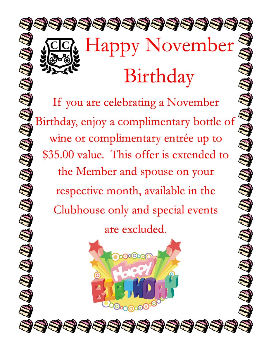 CC_KansasCity's tweet photo. Happy Birthday to all members with birthdays this month! Come to the Carriage Club and celebrate with us! https://t.co/kKSF3ArF6e