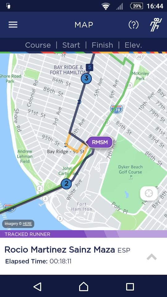 LorenaJavierre's tweet photo. Siguiendo en directo a mi amiga @rocio_burgos por las calles de NYC en su primer maratรณn. #ShockTech #TCSNYCMarathon https://t.co/hSIfODSSqX