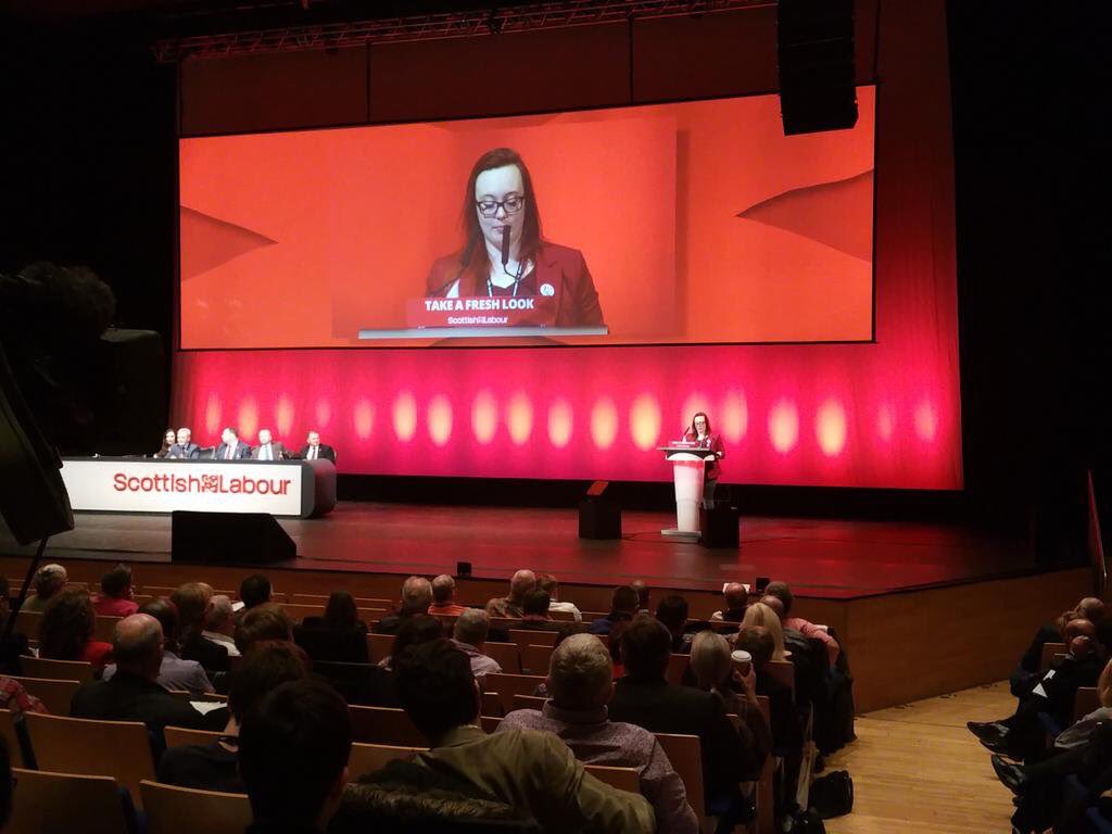 EvaCMurray's tweet photo. Great opportunity to make my first ever speech at Scottish Labour conference in the TU Bill debate 🌹#ScotLab15 https://t.co/hitq2Uph8L