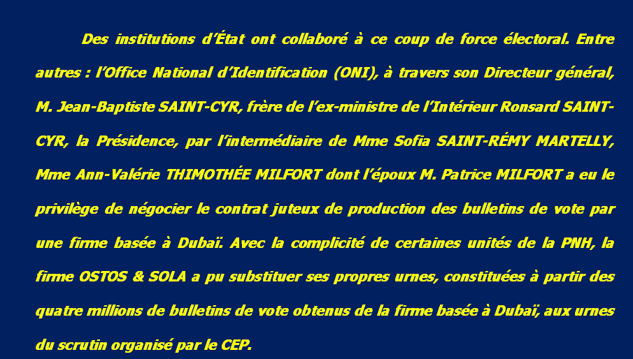 shadyveur1's tweet photo. #Haiti Lettre ouverte au CEP:
"Des institutions d’État ont collaboré à ce coup de force.."
https://t.co/LbA3Tmc5Dr https://t.co/KNEX4pzCor