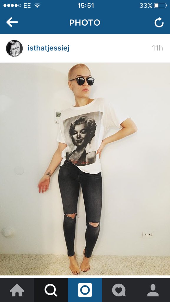 JustJessie4's tweet photo. She's shaved her head again!!! #TributeProblems https://t.co/EAjiO17lkc