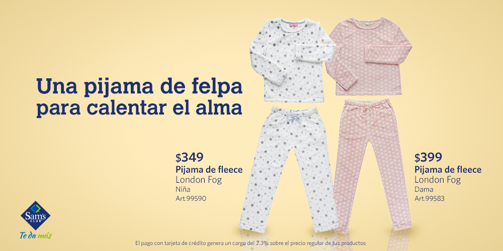 Barriga zona Decepción Sam's Club México on Twitter: "Una pijama de felpa para calentar el alma.  https://t.co/PbR2PIJh3O" / Twitter