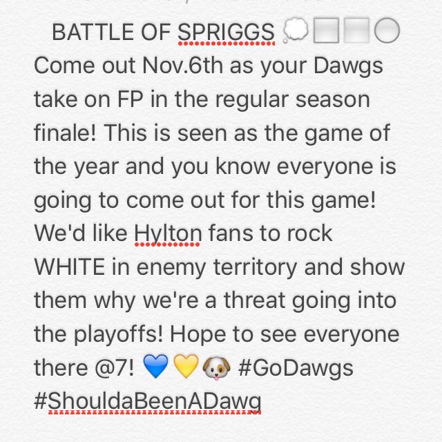HitSquadHHS's tweet photo. #BeatFP 😈🏈🐶 https://t.co/QdW31AL7IB