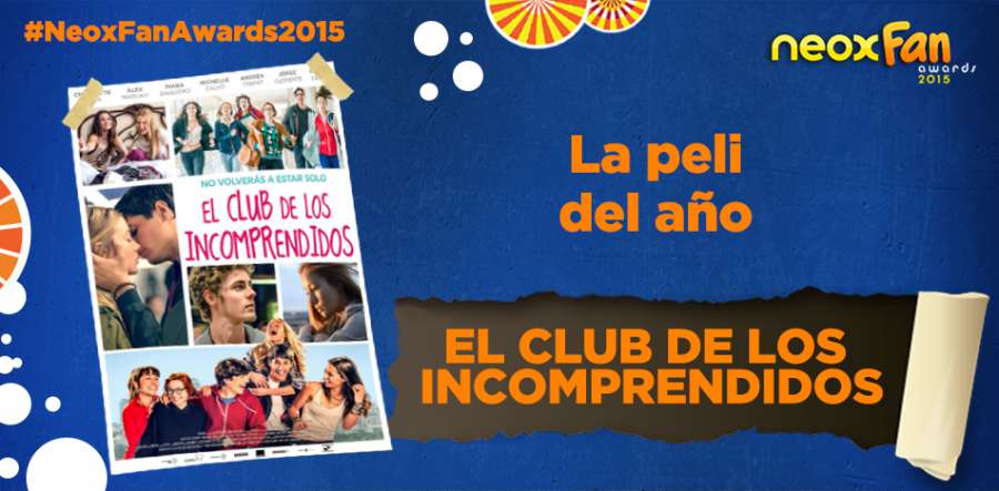 NeoxFanAwards's tweet photo. ‘El club de los incomprendidos’ elegida como la peli del año ▶ https://t.co/dXVBmMdn7E #NeoxFanAwards2015 https://t.co/an9UQNvbfS
