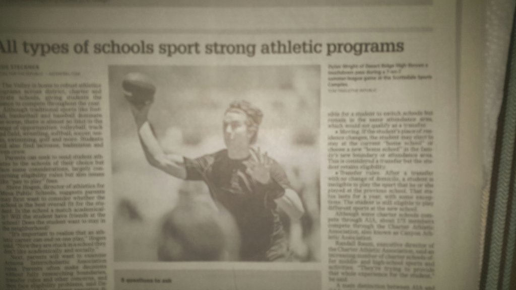 runDRHS's tweet photo. @CoachHathcock @jag_pride @dridgeathletics @DylanWright_12  shout out to JAG pride in this Sunday's paper! 🐾 https://t.co/0JsCOiN1uI