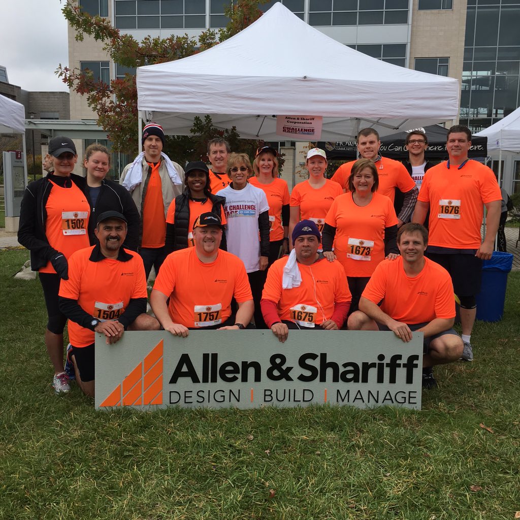 AllenShariff's tweet photo. #hccchallenge Team Allen & Shariff... Maybe not the fastest, but we were for sure the brightest! @HowardCC https://t.co/RYHKOW6DXq