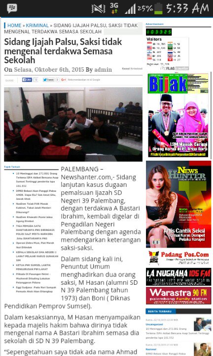 membuat pernyataan bahwa dia akan bebas murni (2/2)