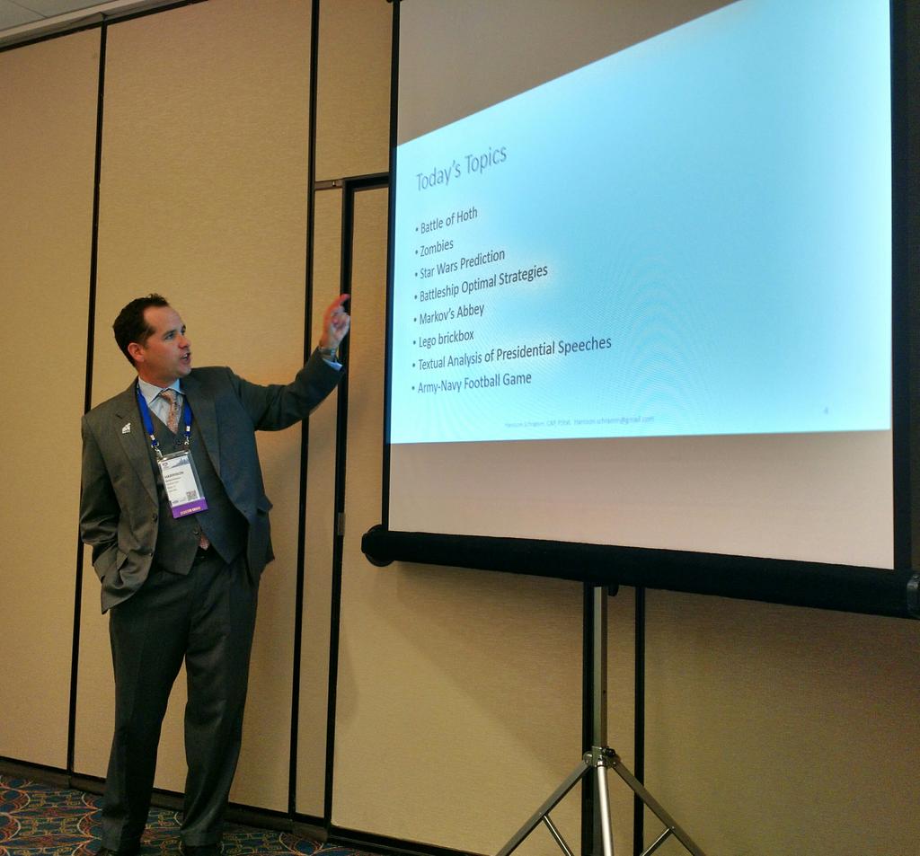 ltwalt's tweet image. 45 minutes of the Five Minute Analyst = 9 times the fun! #informs2015