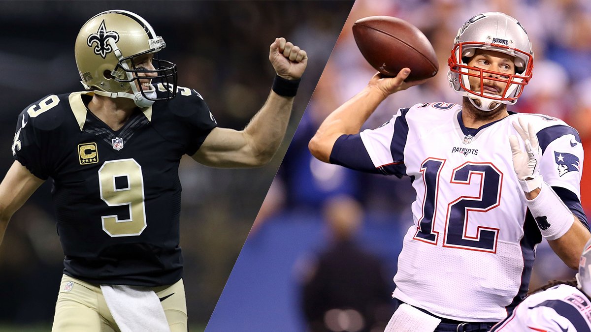 5. Drew Brees & Tom Brady: only QBs to throw 4 TD passes in the 1st hal...