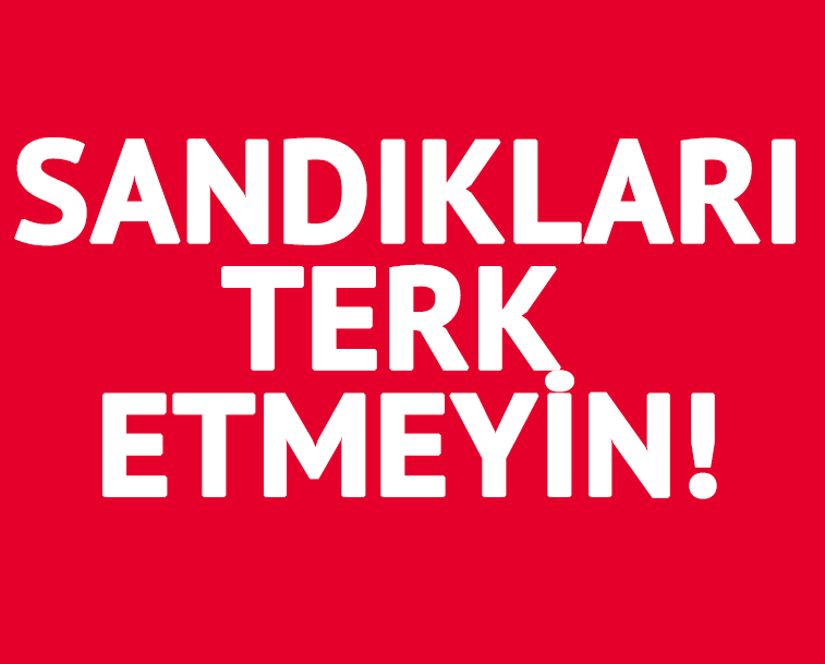 CHP ve HDP'den tarihi çağrı: 'Sandıkları terk etmeyin!' szc.tc/1PegjmQ