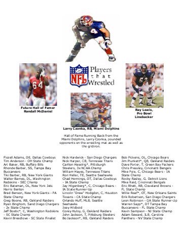 Shepardfootball's tweet photo. Few NFL players who wrestled https://t.co/joniPGuYC9