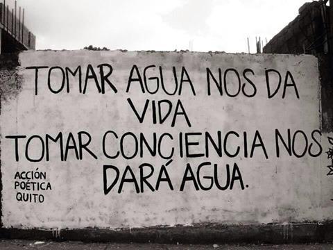 Ecogranjero's tweet photo. tomar agua nos da vida pero tomar conciencia nos dará agua https://t.co/wjdnNBcISm