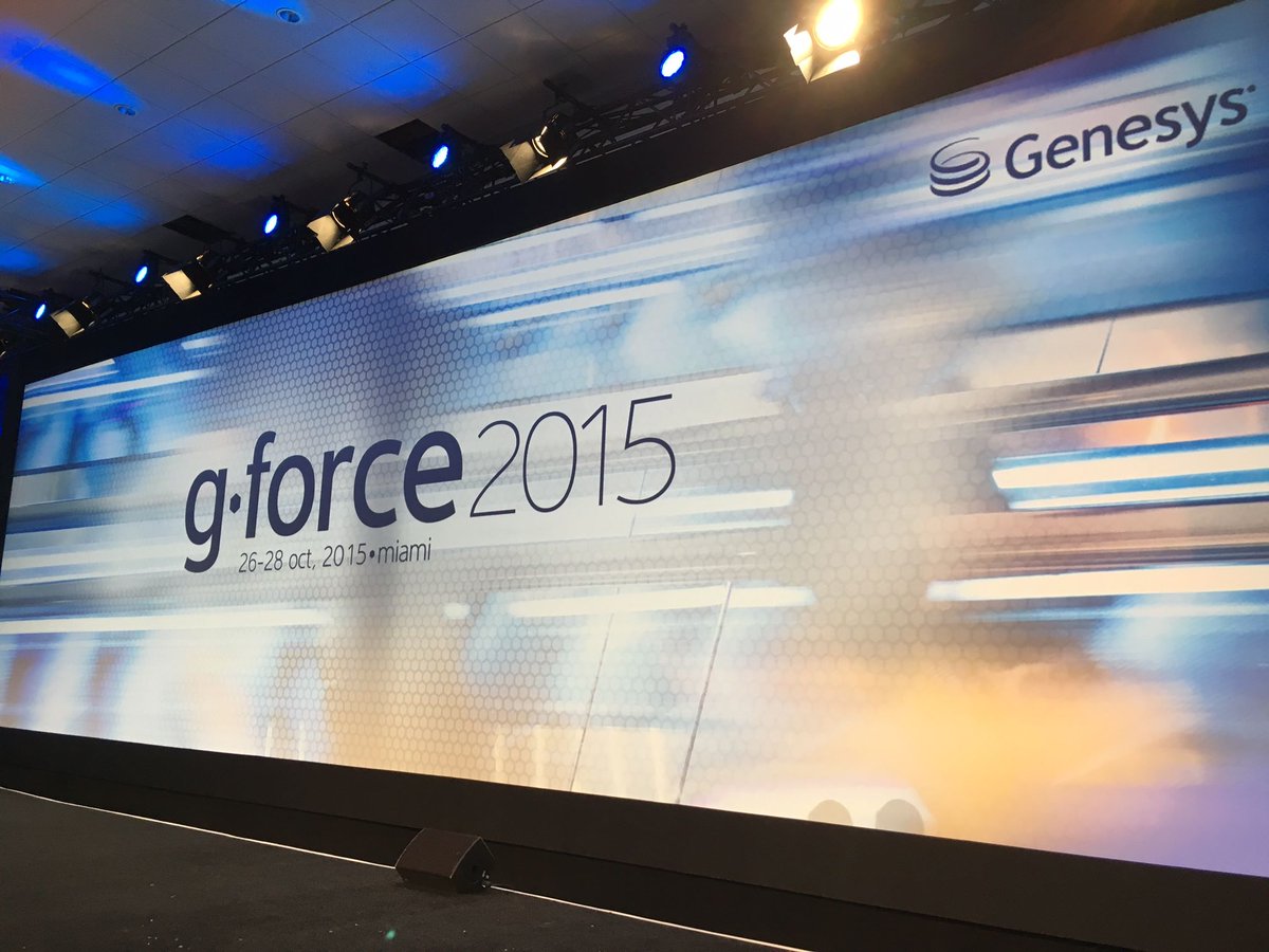 Genesys's tweet photo. See social highlights from #Gforce15 and relive some of the best moments: https://t.co/Kk525xGNvo https://t.co/QSYQDDRUF2