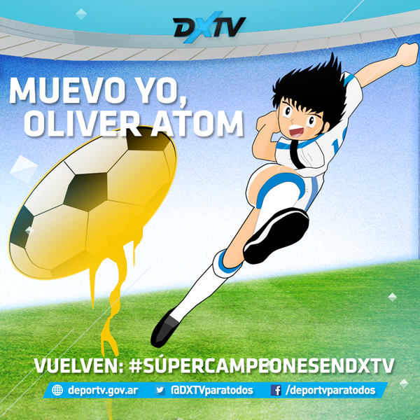 canaldeportv's tweet photo. SE VIENEN Oliver, Benji, Tom, Steve, Richard, TODOS. Para los niños y no tan niños! YA LLEGA  #SúperCampeonesEnDXTV https://t.co/Vj51EwGxQN