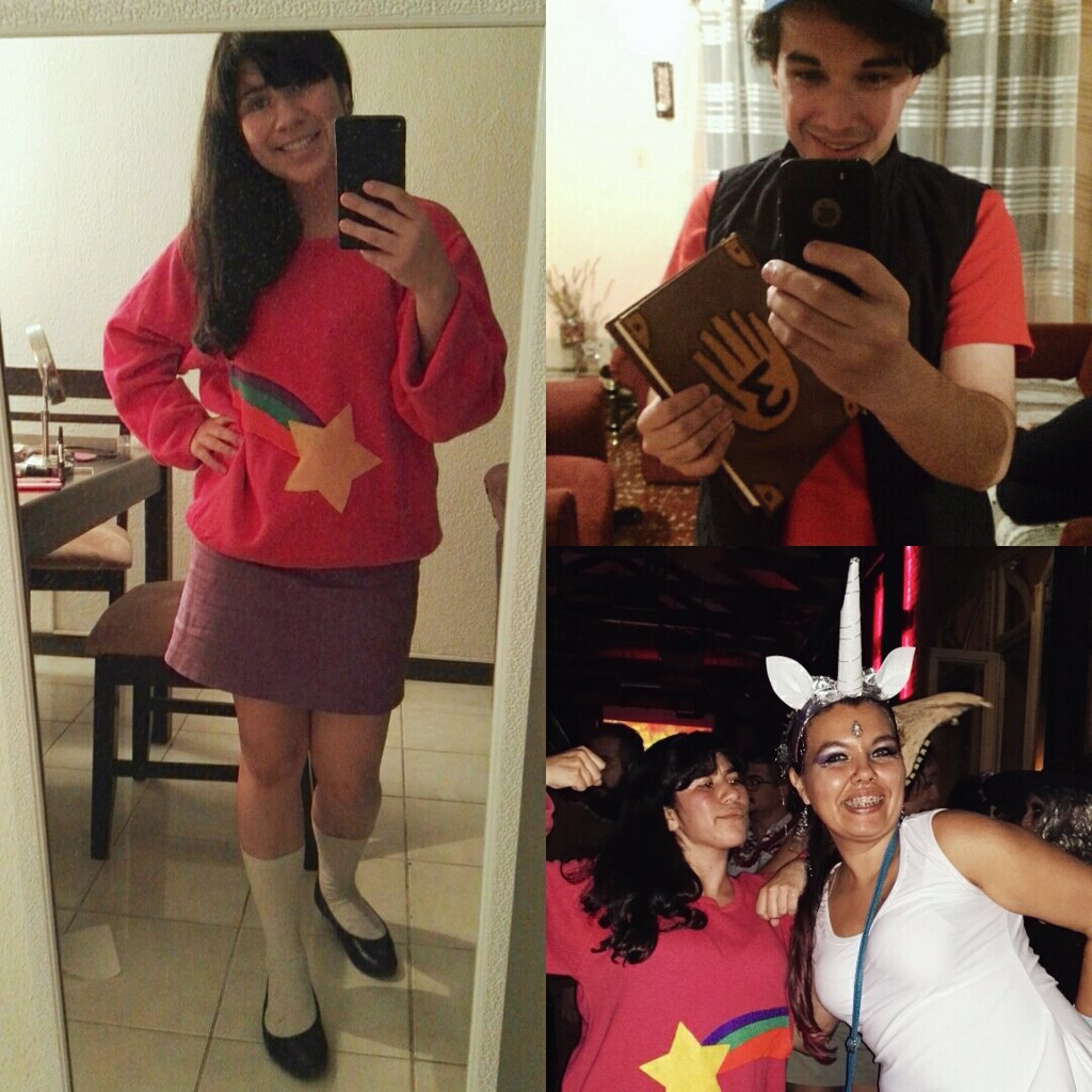 Bill got Dipper caught  in another dimension💔 :/ but I took care of all the mean unicorns 👊 #Falloween <a href="/_AlexHirsch/">Alex Hirsch</a>