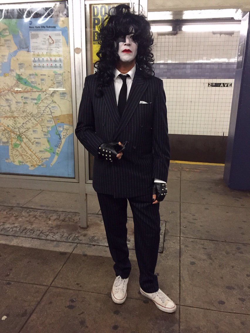 NYC subway Halloween 2015